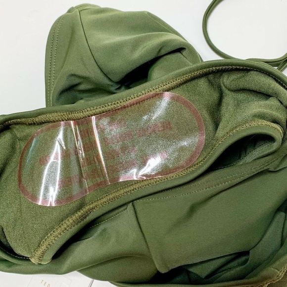 Ted Baker Pikaa Halter Green One-Piece Swim NWT - Picture 6 of 6